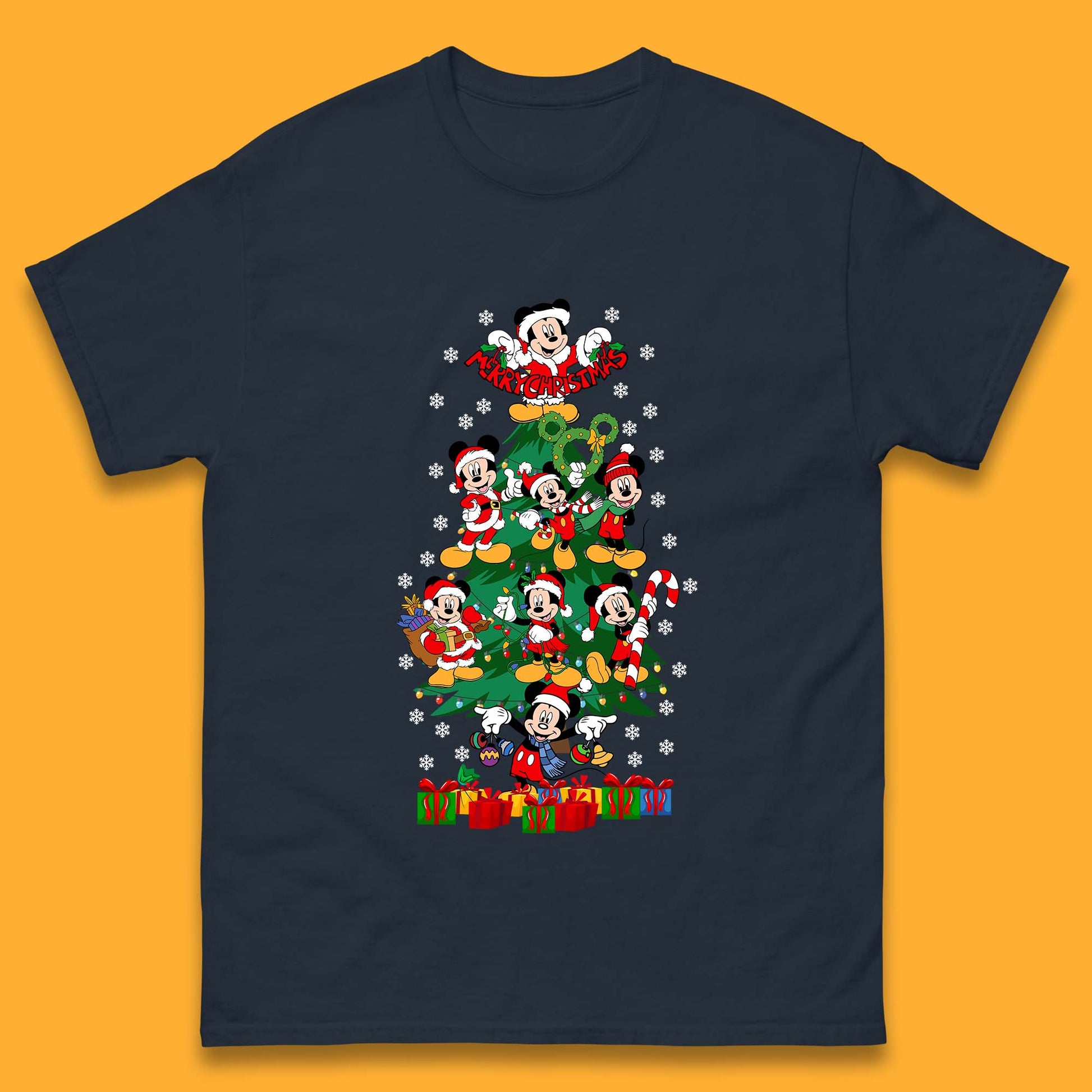 mickey mouse christmas tee