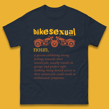 Bikesexual Definition Mens T-Shirt