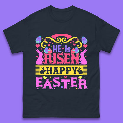 He Is Risen Happy Easter Mens T-Shirt