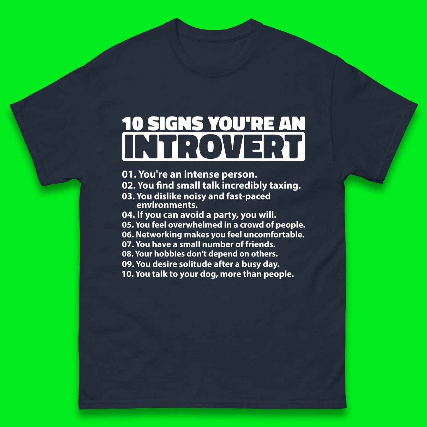 Introvert Mens T-Shirt 