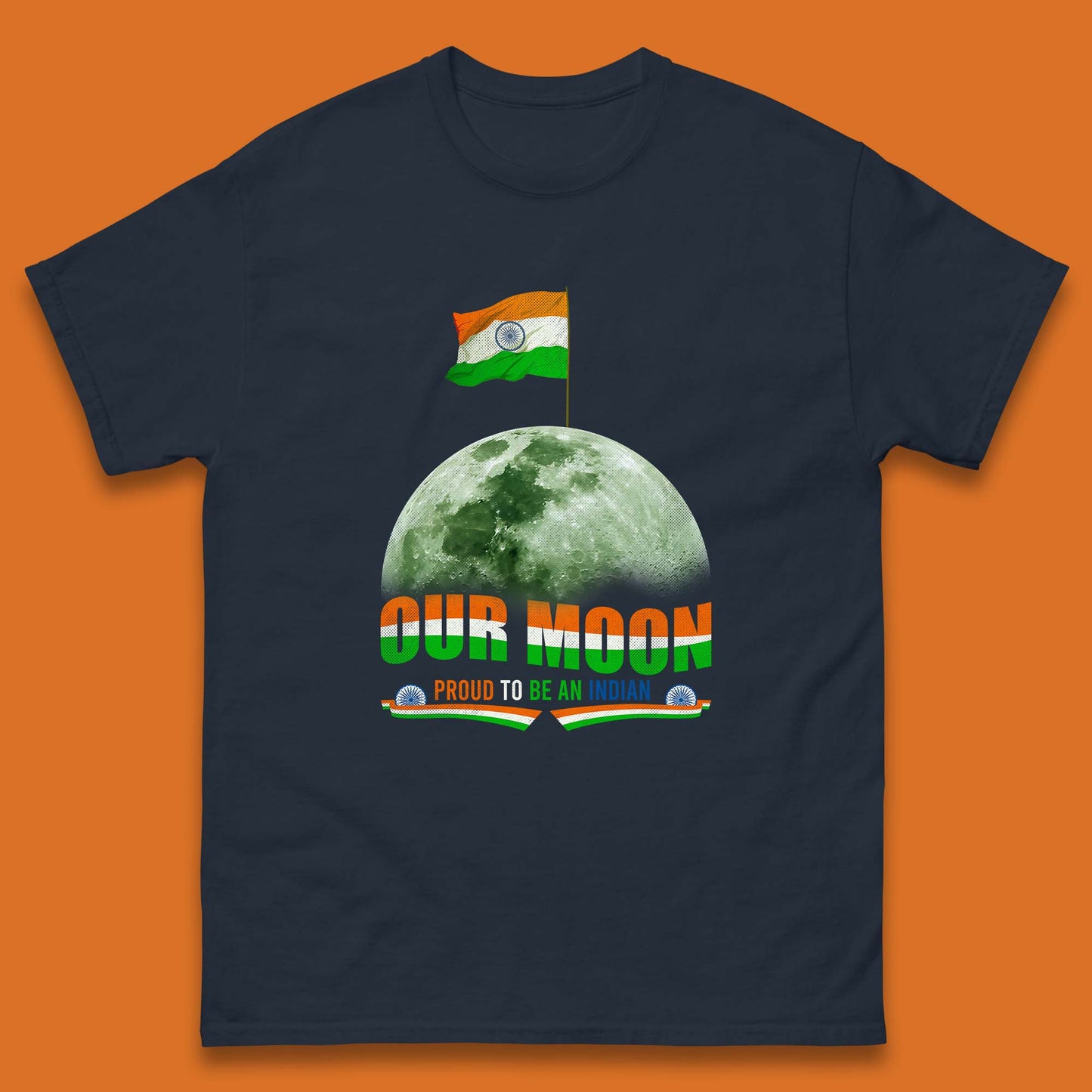 India to The Moon T Shirt