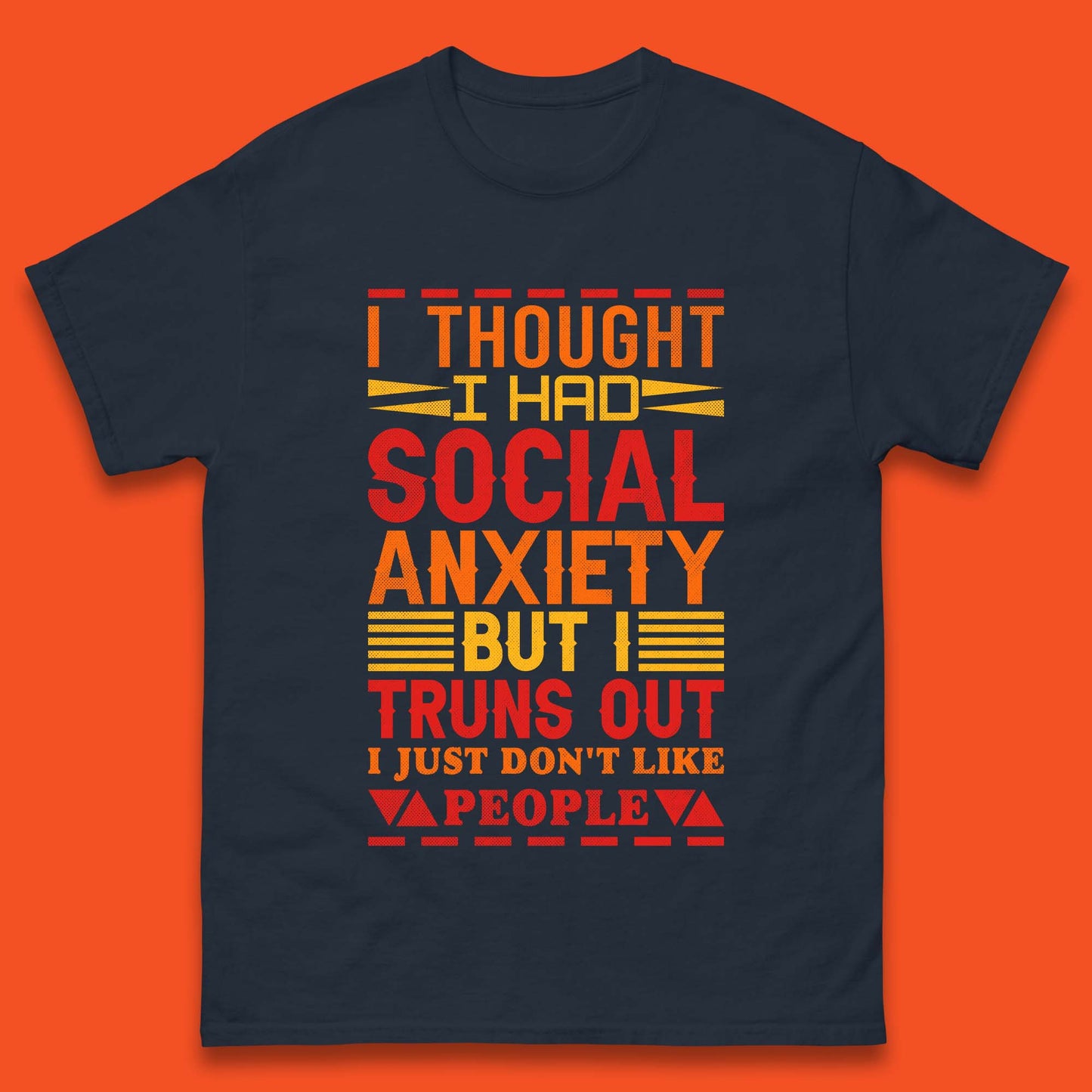 Social Anxiety Mens T-Shirt