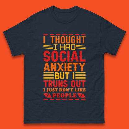 Social Anxiety Mens T-Shirt