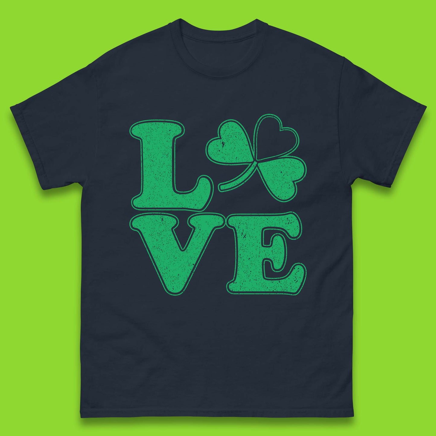 Shamrock Love Mens T-Shirt