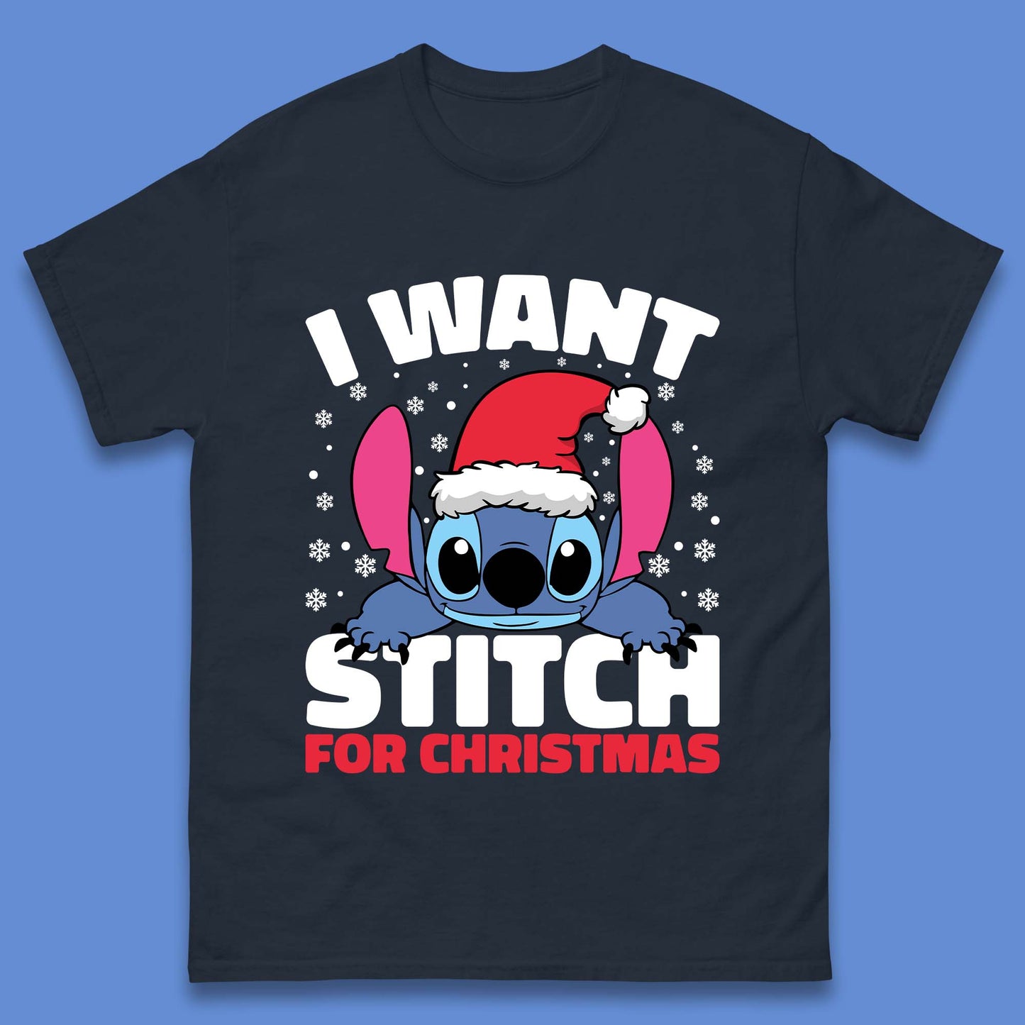 I Want Sticth For Christmas Mens T-Shirt