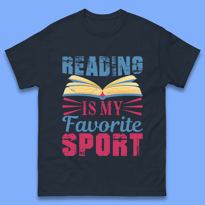 Reading Is My Favorite Sport Mens T-Shirt