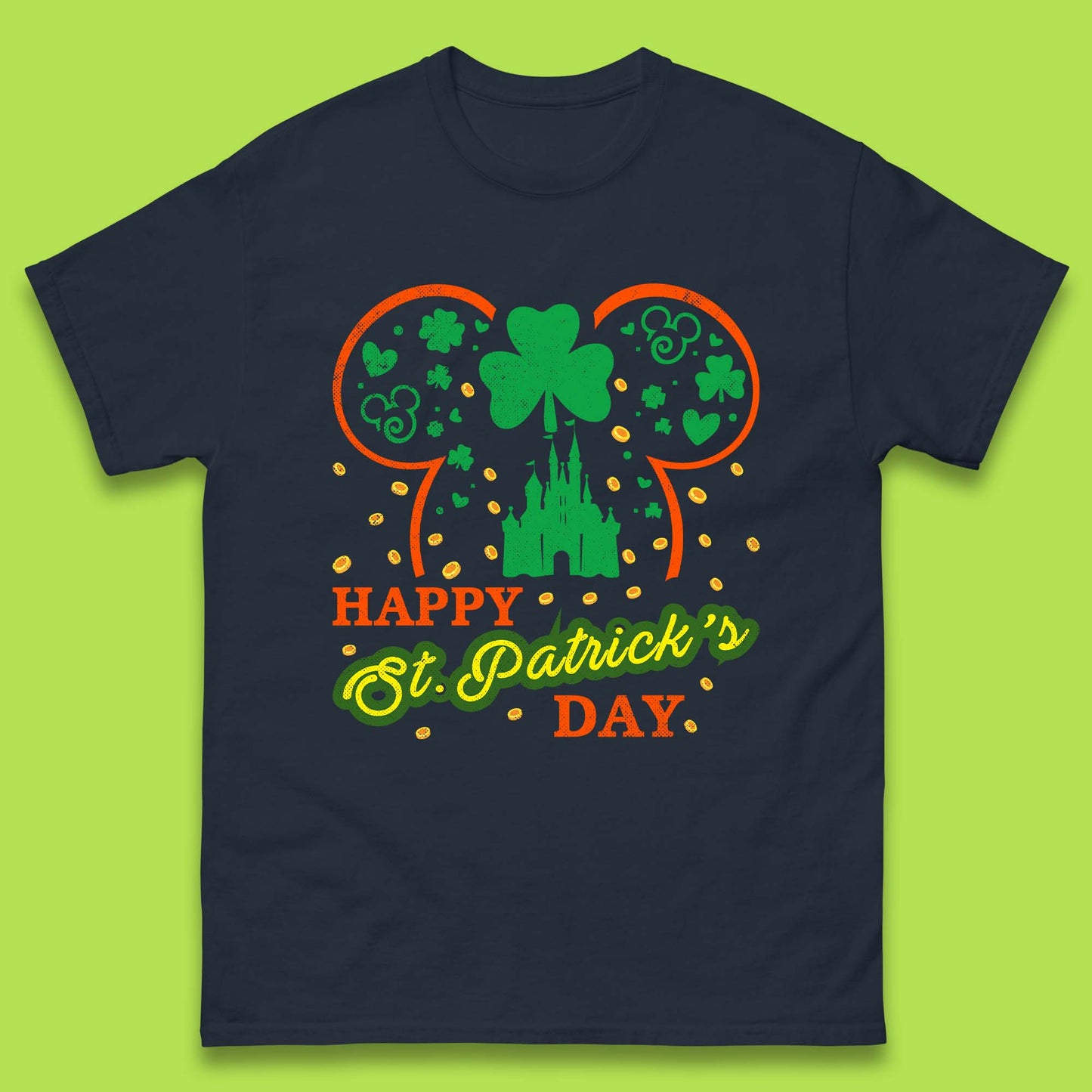 Disney Happy St. Patrick's Day Mens T-Shirt