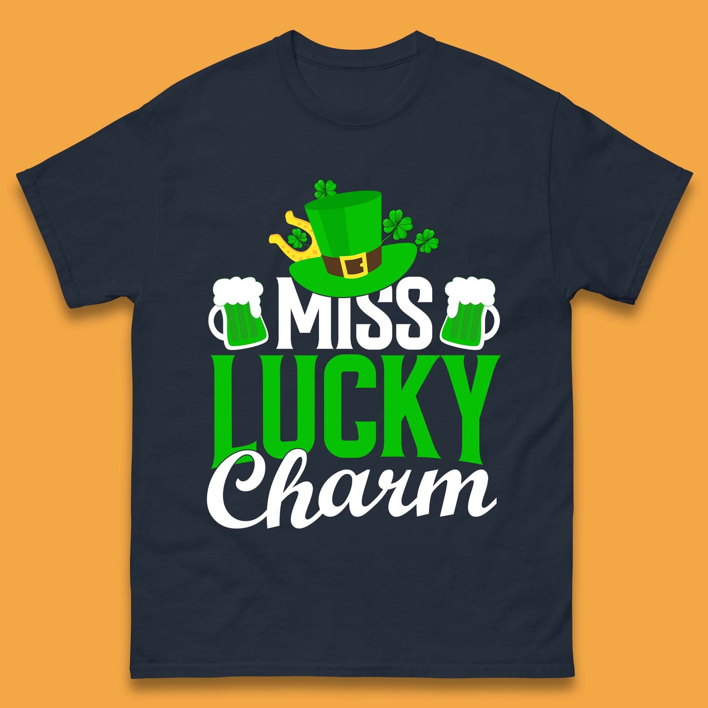 Miss Lucky Charm Men T-Shirt