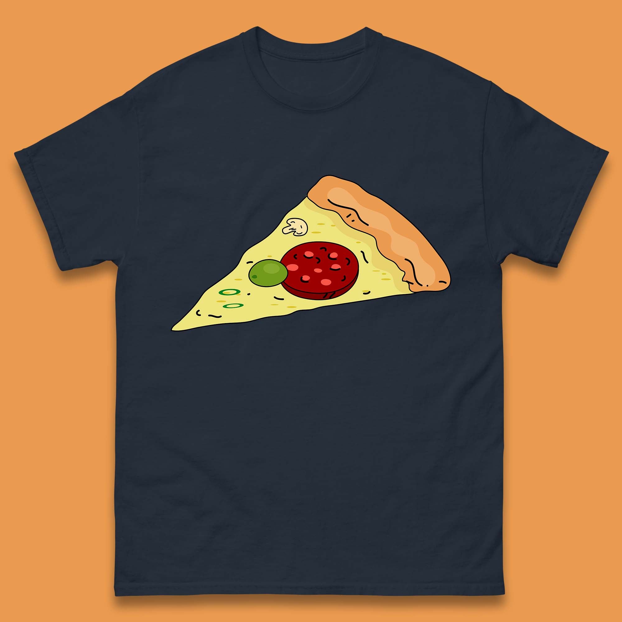 Italian Pizza Slice Pizzaologist Pizza Lover Pizza Holic Pizza Addict Mens  Tee Top