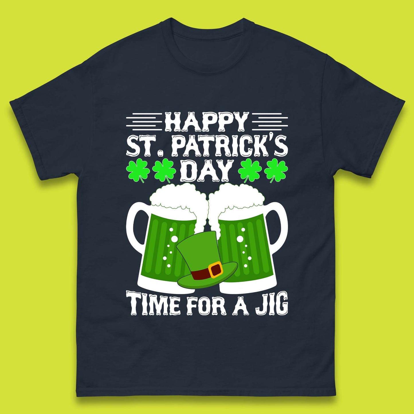 St. Patrick's Day Time For A Jig Mens T-Shirt