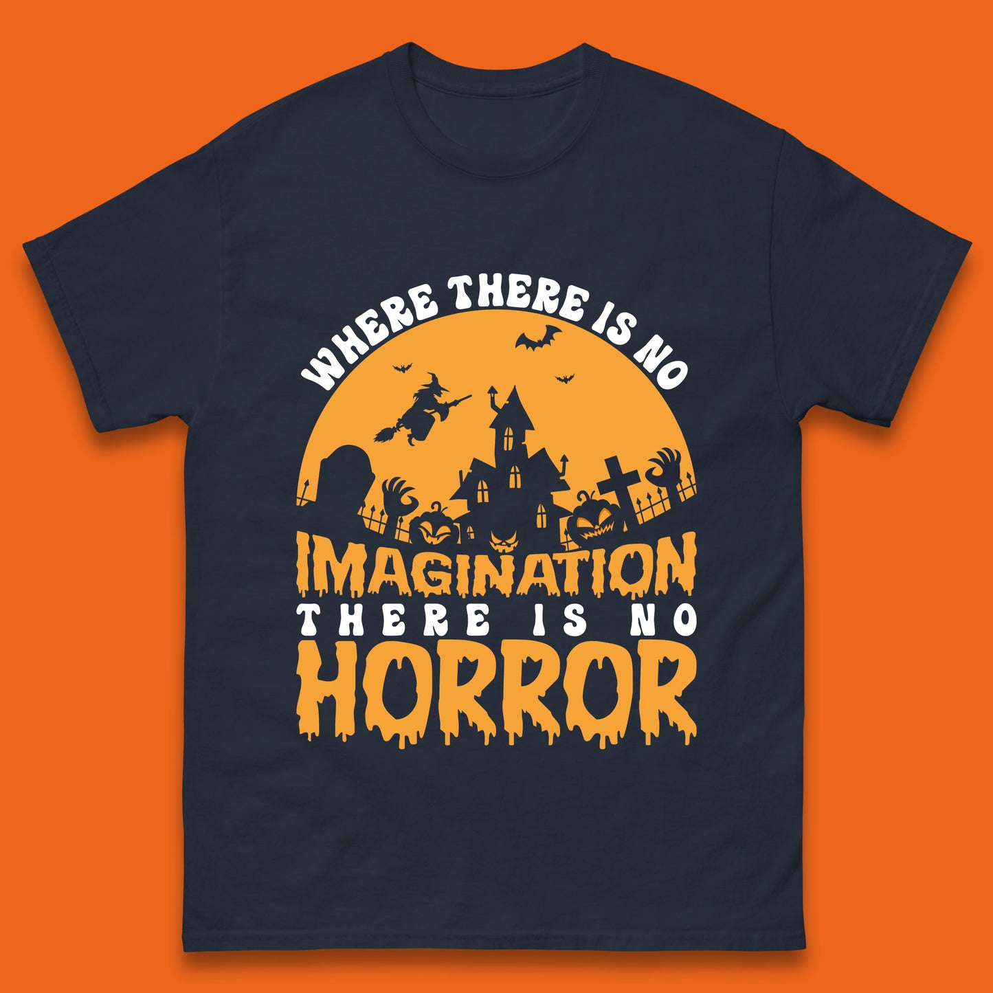 Where There Is No Imagination There Is No Horror Halloween Quote By Sir Arthur Conan Doyle Mens Tee Top