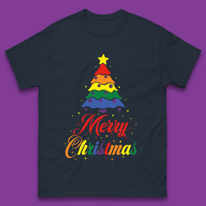 Pride Christmas Tree Mens T-Shirt