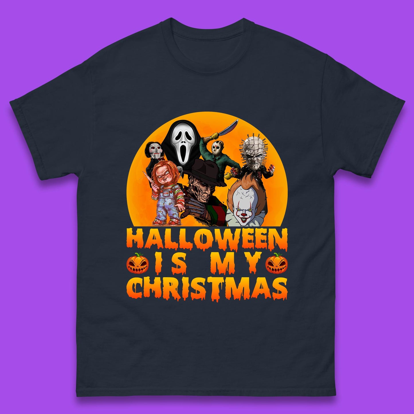 iconic horror movie characters t shirt