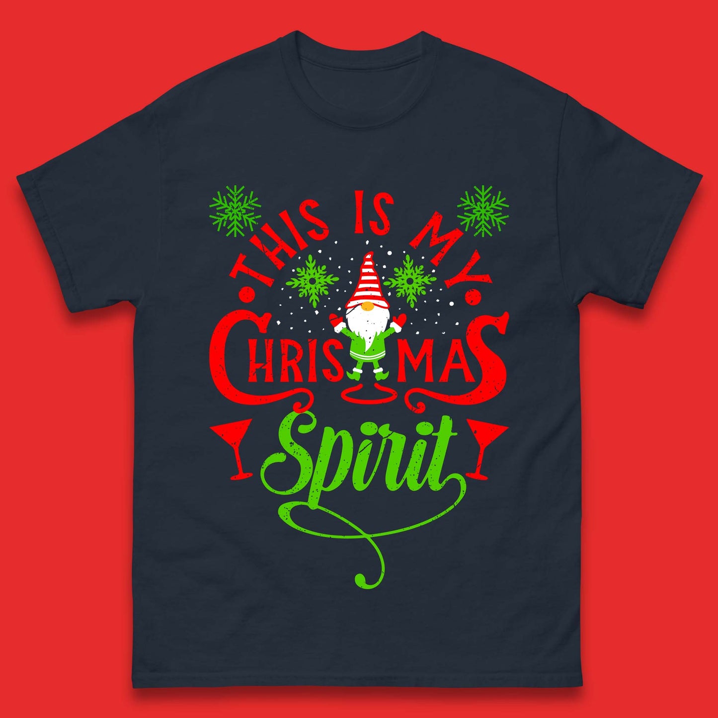 Christmas Spirit Mens T-Shirt