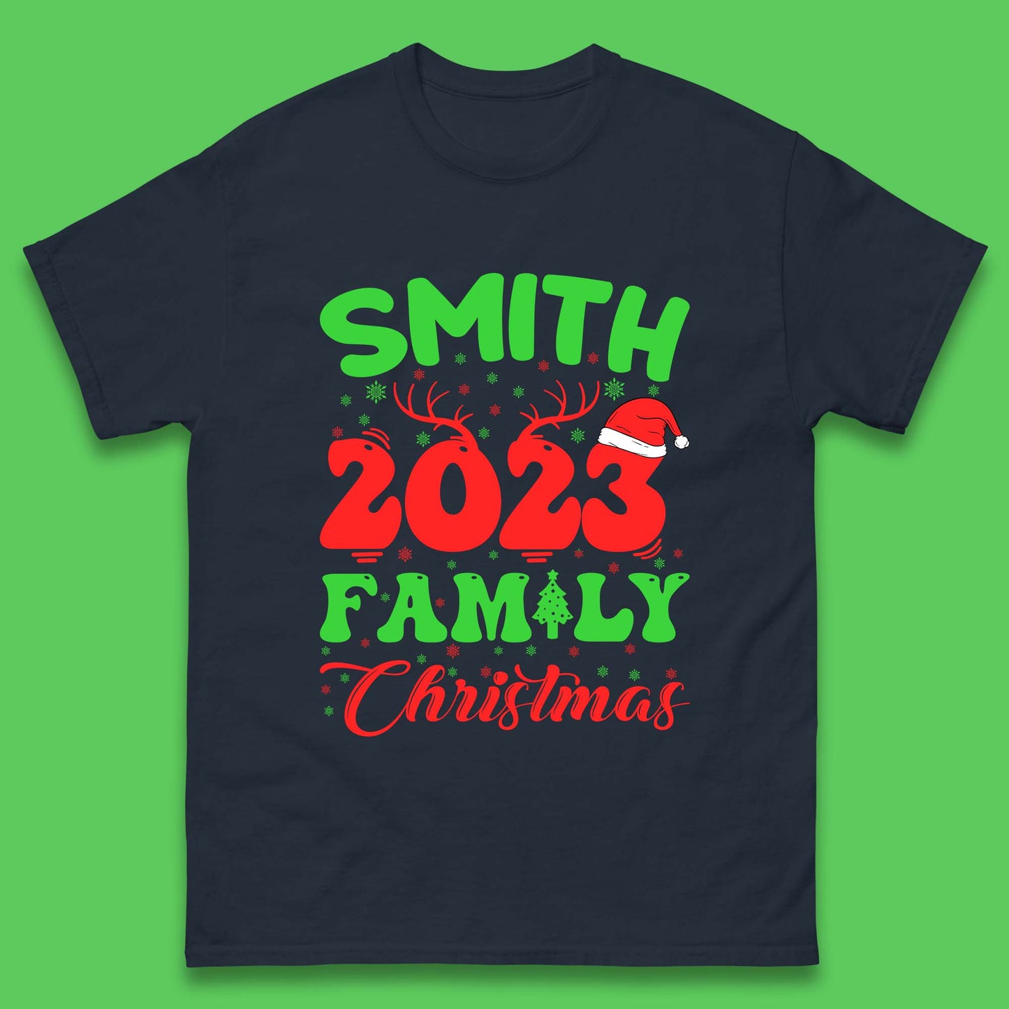 Personalised Christmas 2023 T Shirt