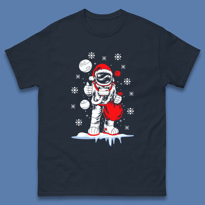 christmas astronaut t shirt