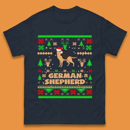 German Shepherd Dog Christmas Mens T-Shirt