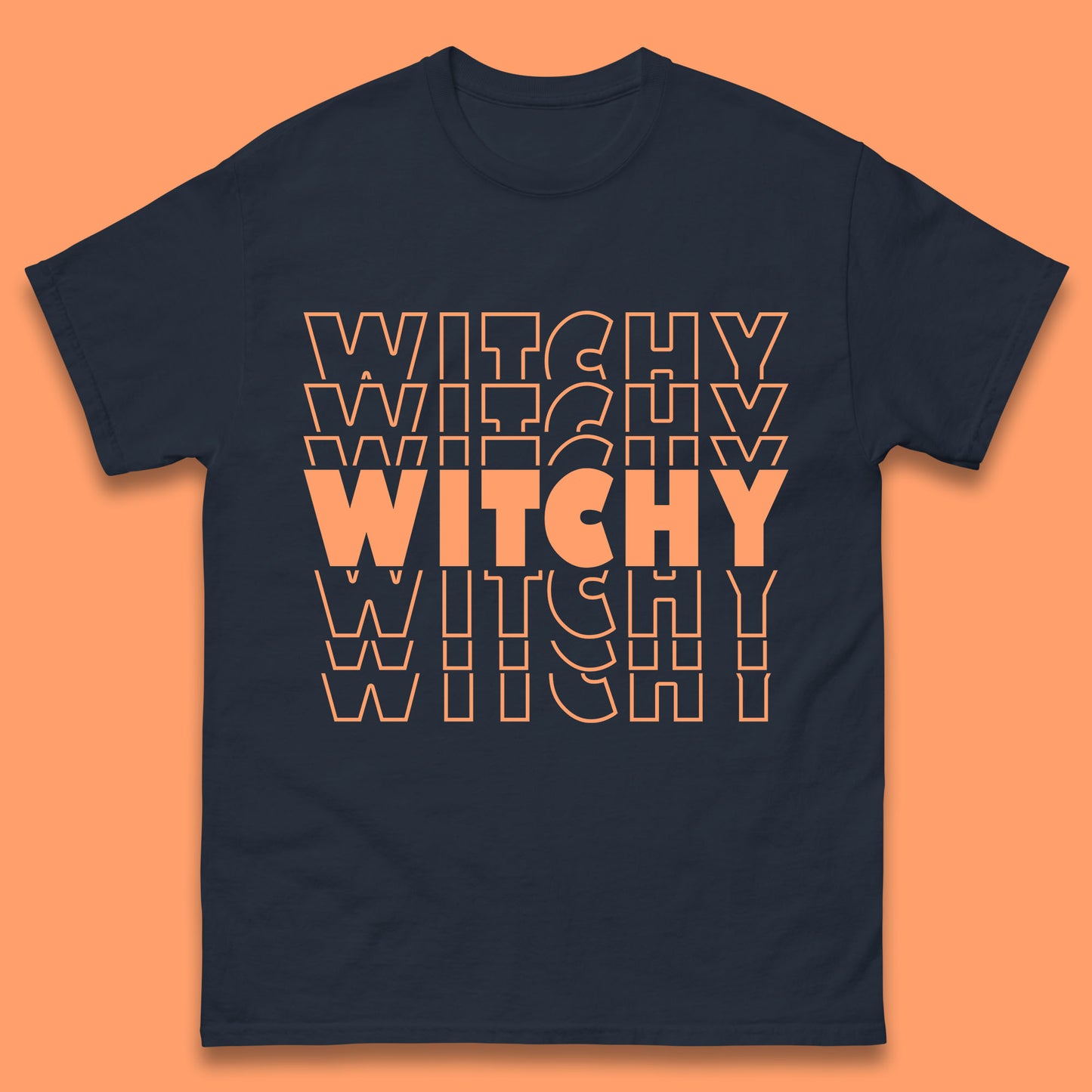 Witchy Halloween Witches Spooky Witch Vibes Witchy Aesthetic Halloween Party Mens Tee Top