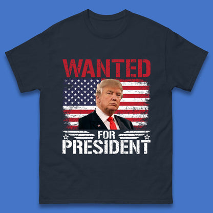 Wanted For President Donald Trump Mugshot Election 2024  Donald Trump Take America Back Mens Tee Top