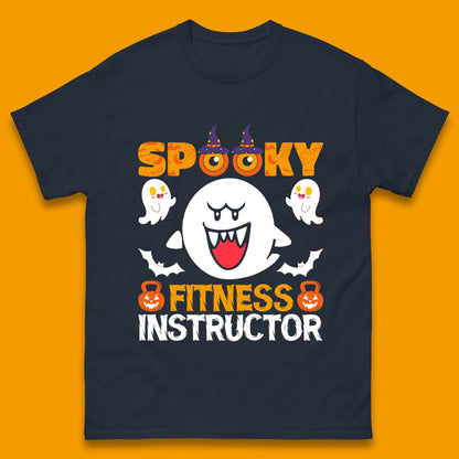 Halloween Spooky Fitness Instructor Super Mario Boo Halloween Costume Mens Tee Top