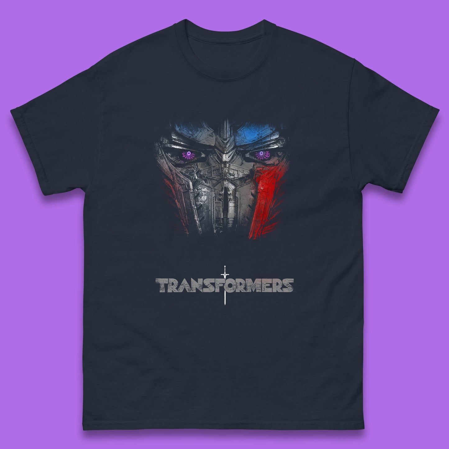 Transformers The Last Knight Optimus Prime Autobot Science Fiction Action Adventure Movie Mens Tee Top