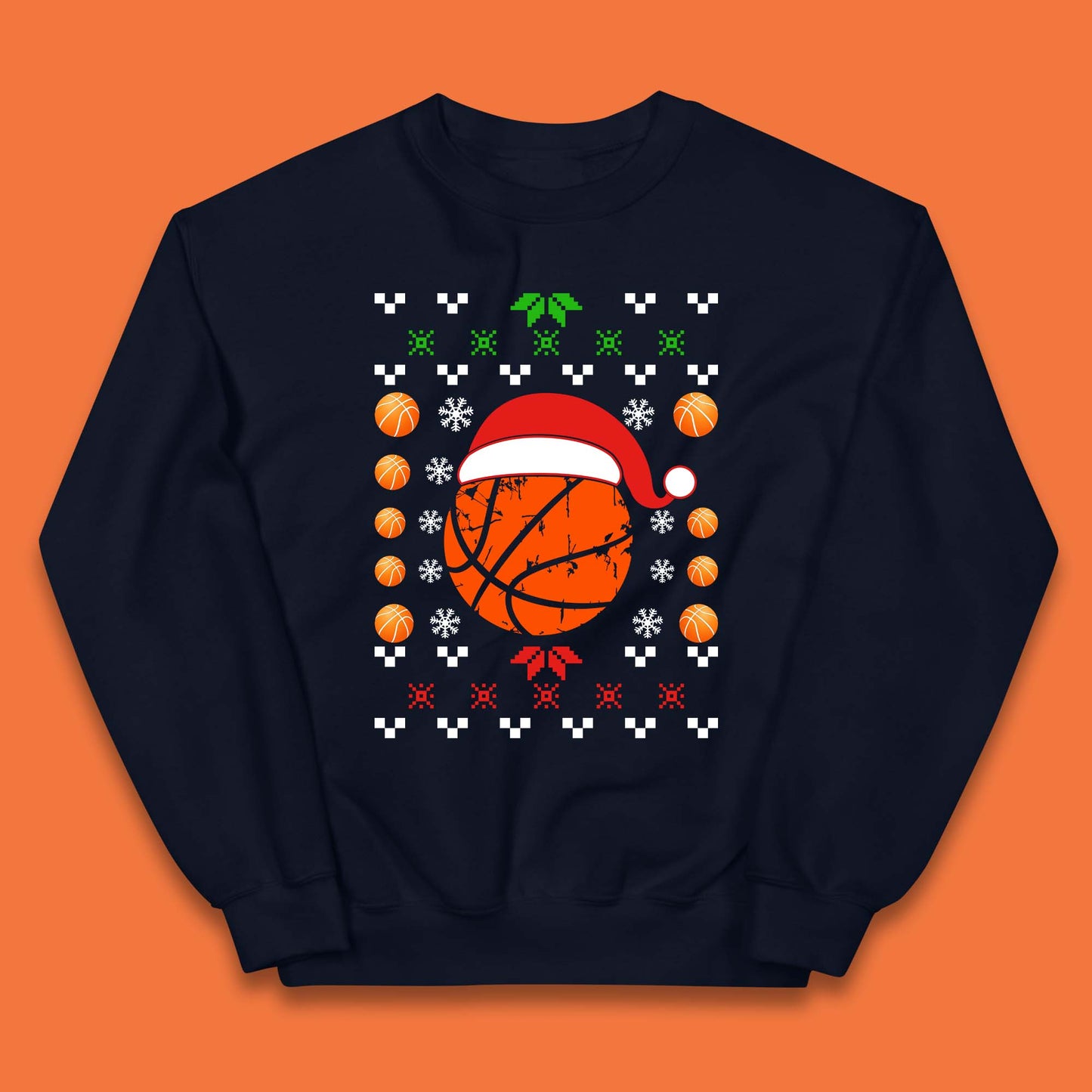 Basketball Christmas Kids Jumper