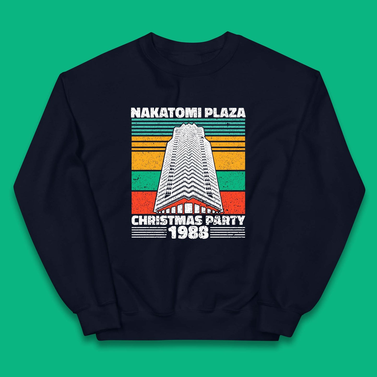 Nakatomi Plaza Christmas Party Kids Jumper