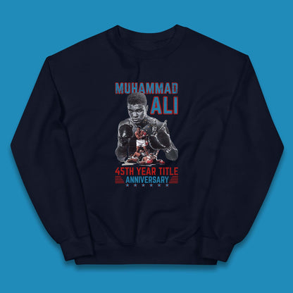 Muhammad Ali 45th Year Title Anniversary American Heavyweight Boxer World Boxing Champion Kids Jumper