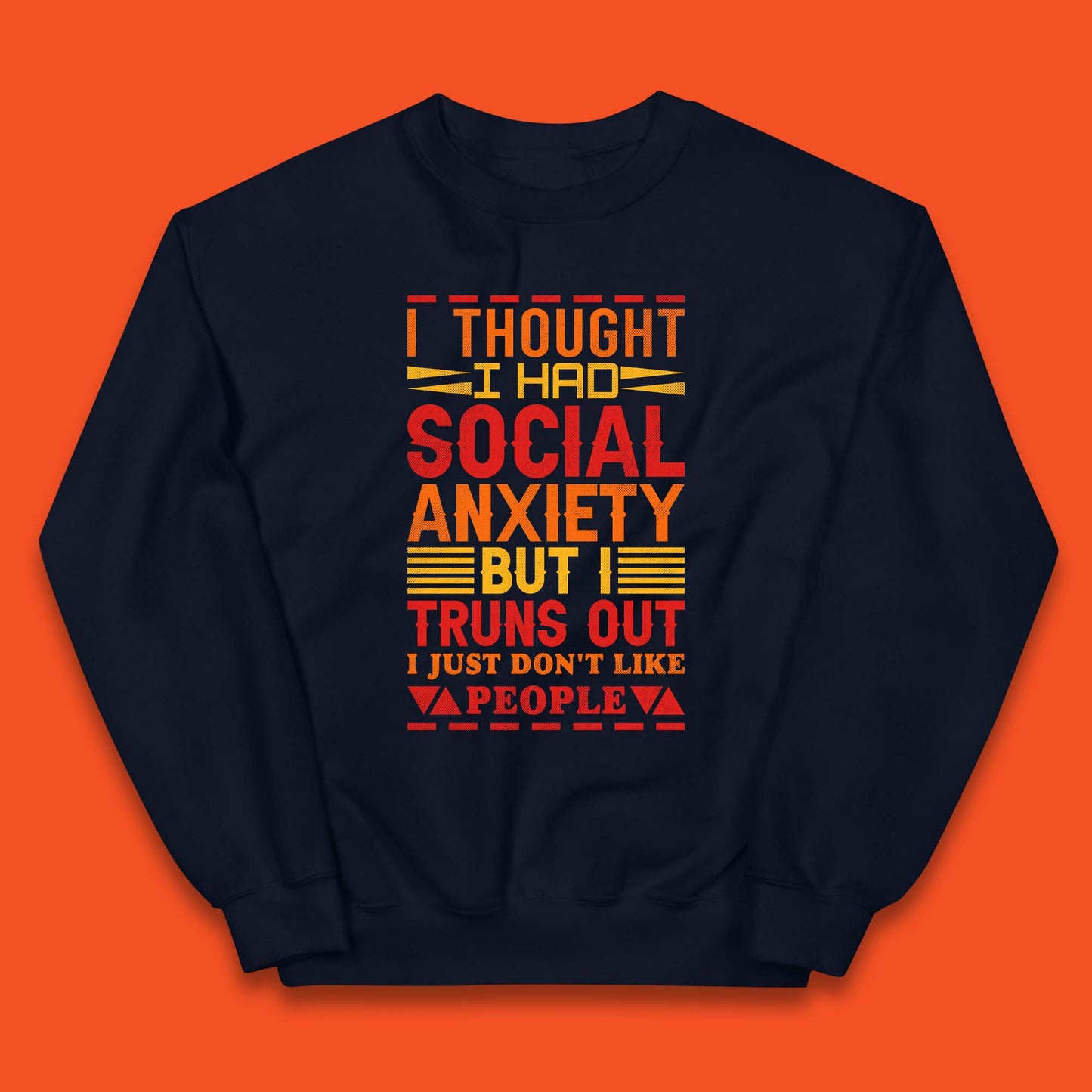 Social Anxiety Kids Jumper