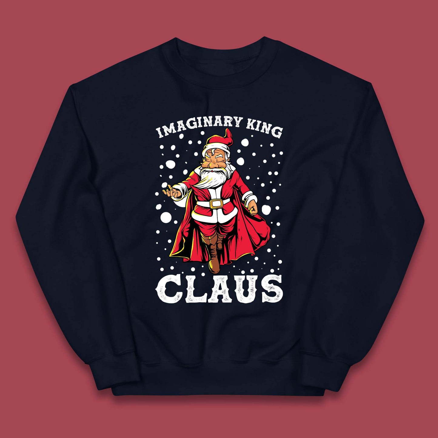 Imaginary King Claus Christmas Kids Jumper