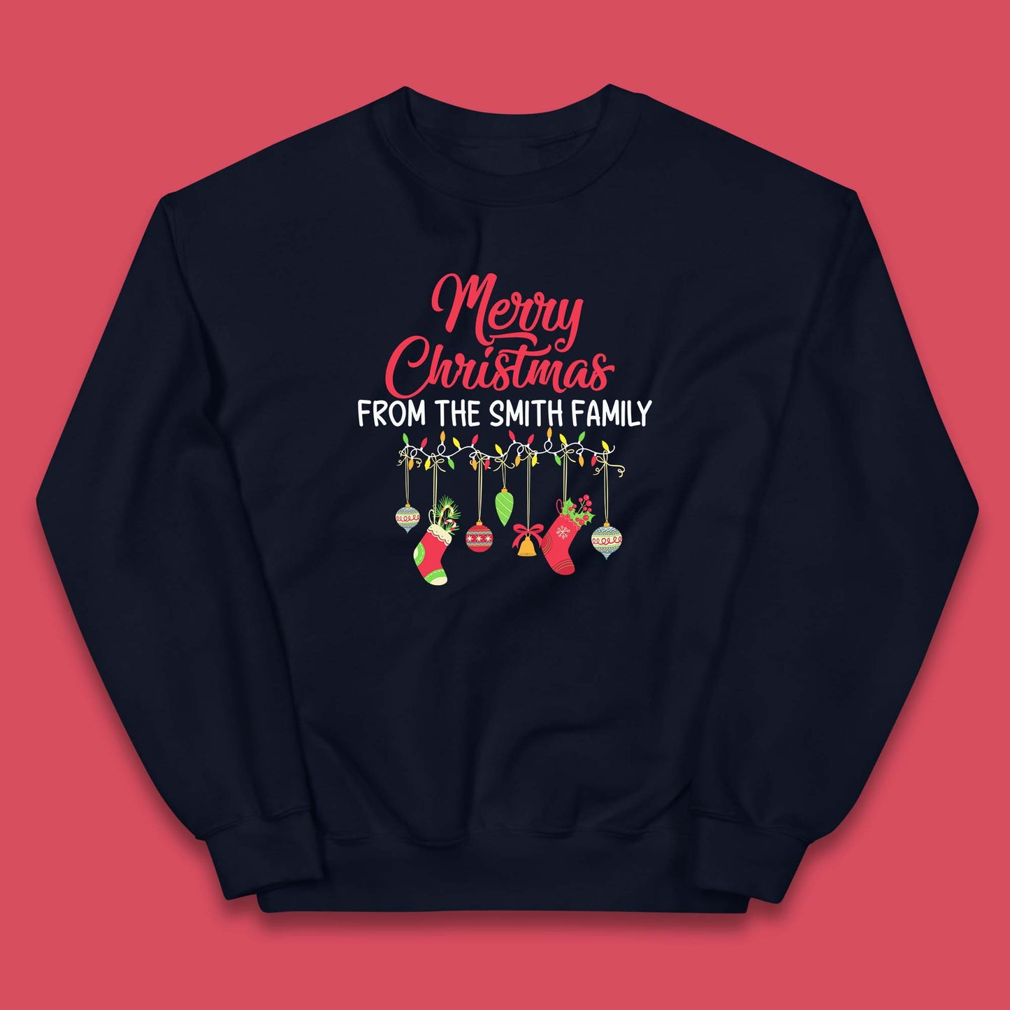 personalised christmas jumper