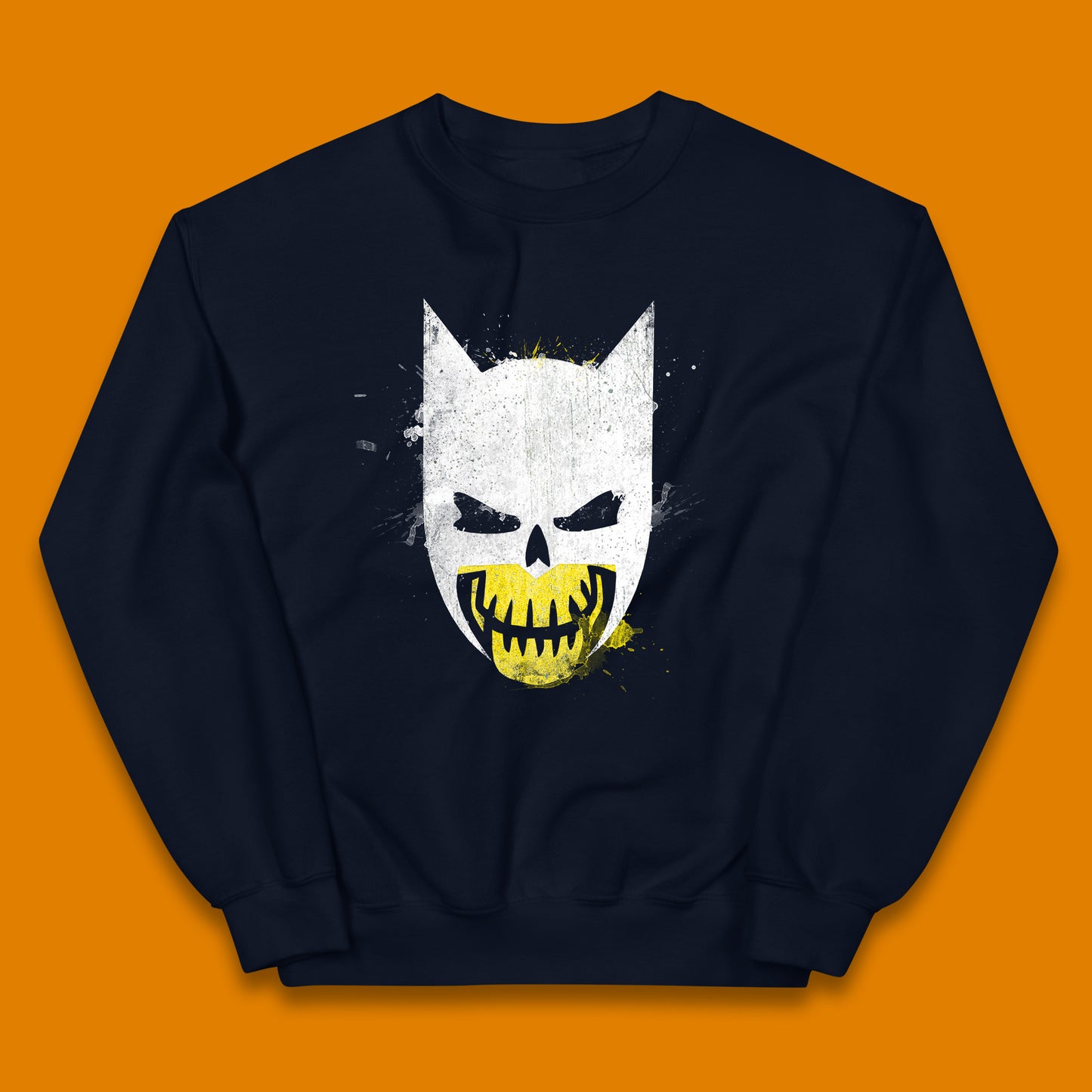 Batman The Dark Knight Circle Logo DC Comics Superhero Fictional Character Kids Jumper