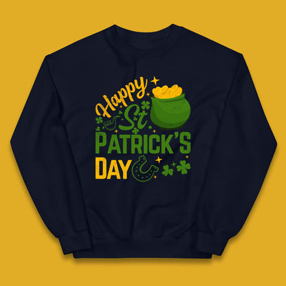 Happy St Patrick's Day Kids Jumper