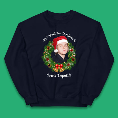 Lewis Capaldi Christmas Kids Jumper