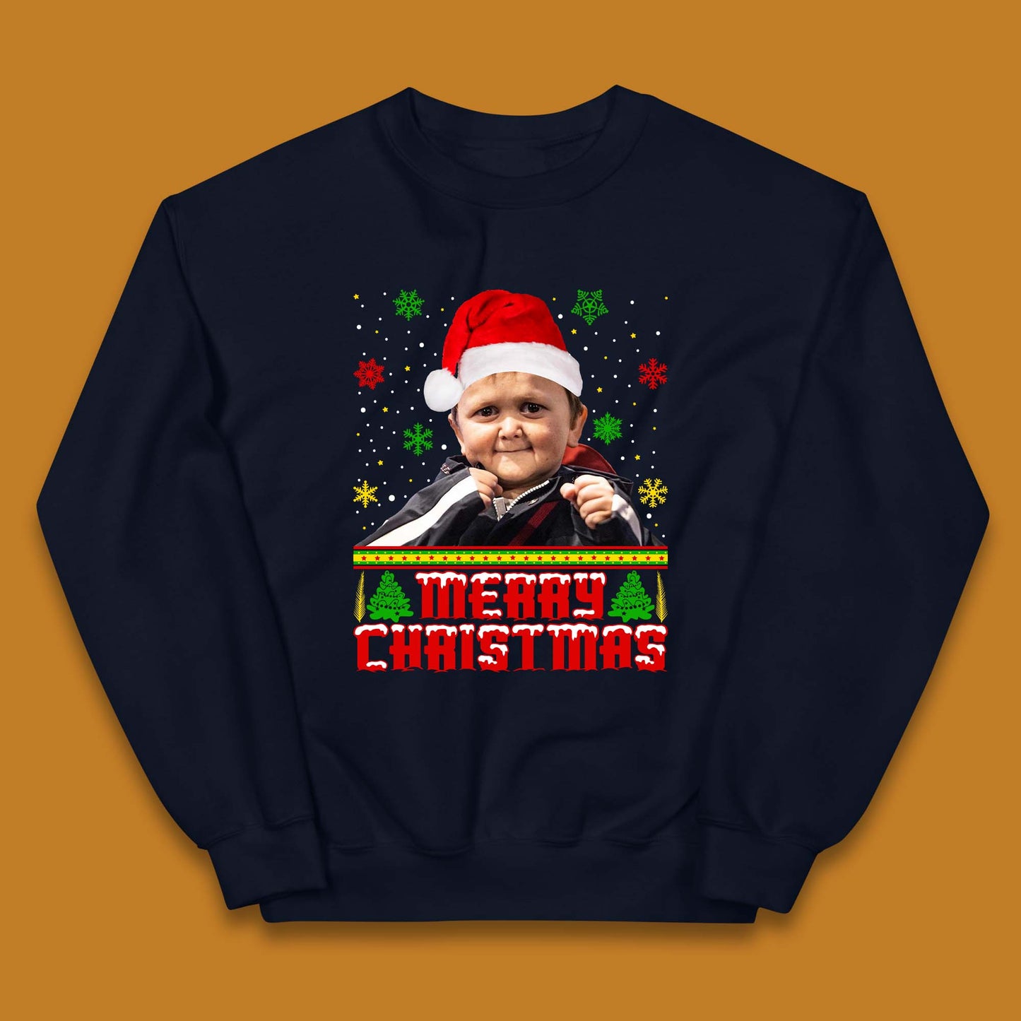 Hasbulla Mini Khabib Christmas Kids Jumper