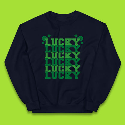 Lucky St Patrick's Day Kids Jumper