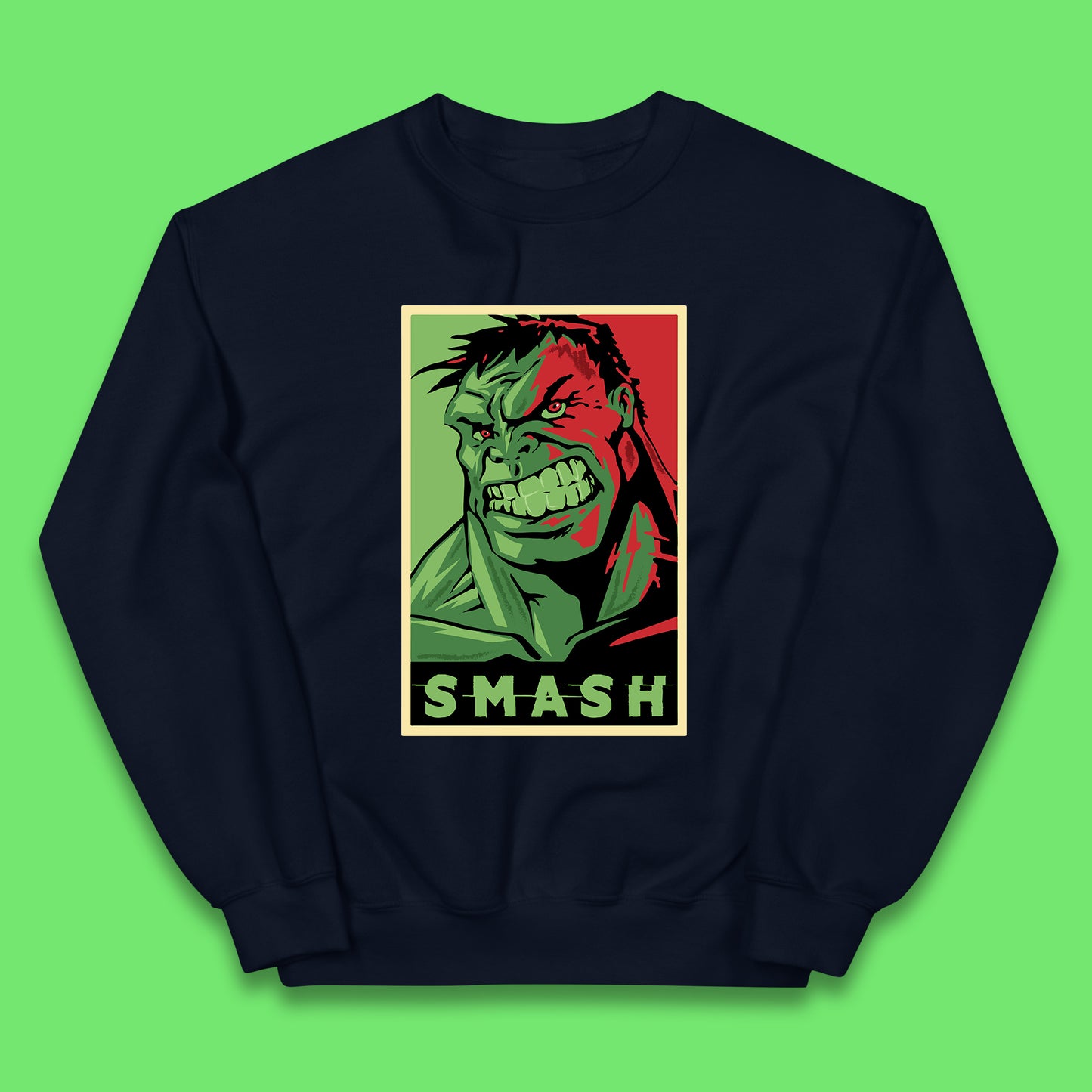 Marvels Avengers The Incredible Hulk Angry Face Smash Hulk Giant Man Hulk Superhero Movie Character Kids Jumper