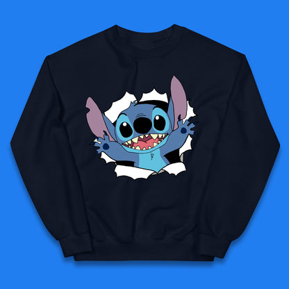 Disney Lilo And Stitch Hello Cartoon Character Ohana Stitch Lover Disneyland Vacation Trip Disney World Kids Jumper