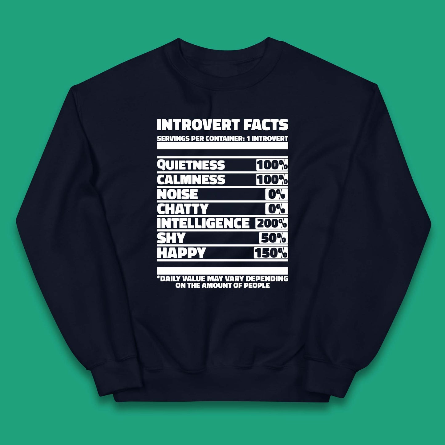 Introvert Facts Kids Jumper