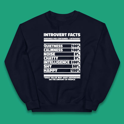 Introvert Facts Kids Jumper