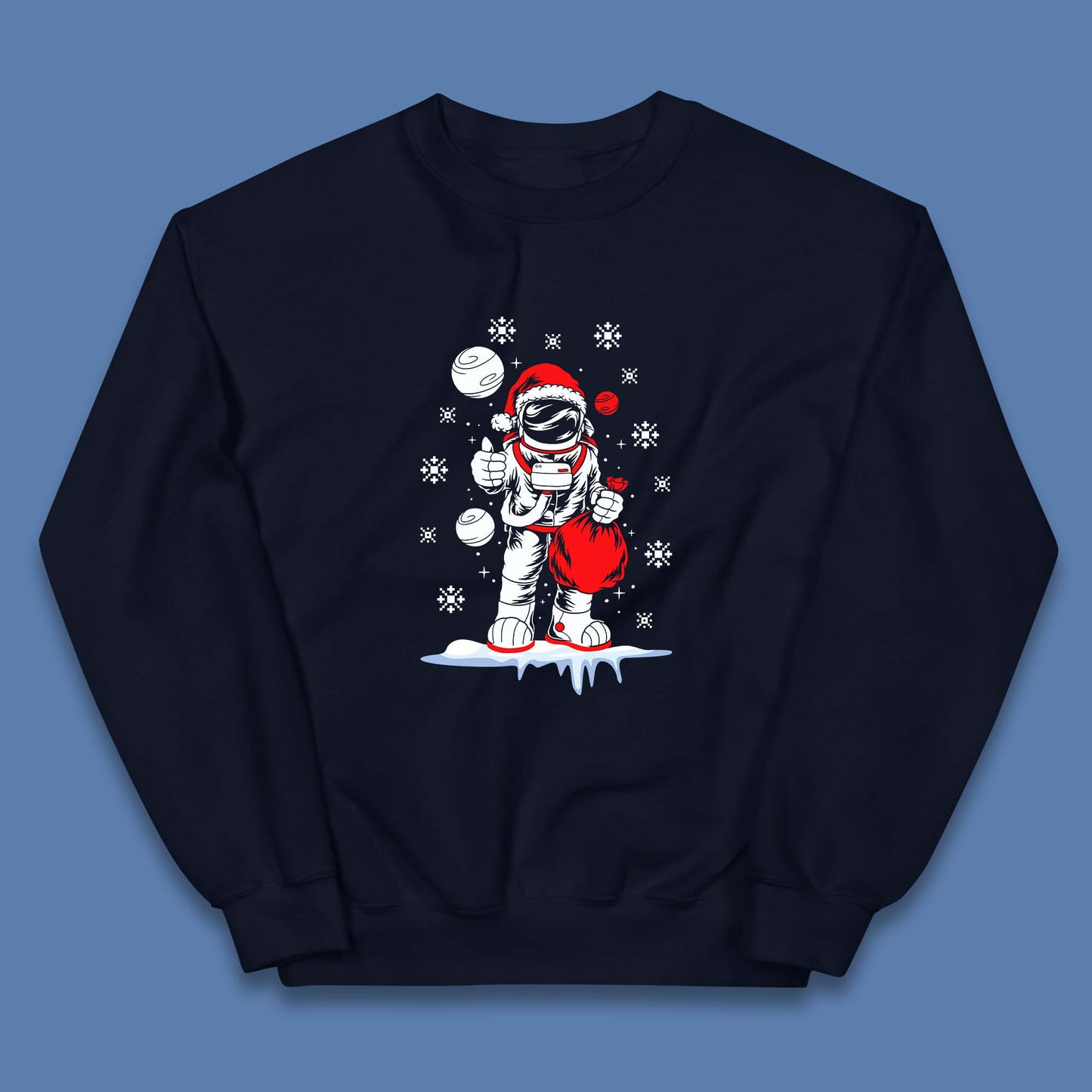 christmas astronaut santa jumper