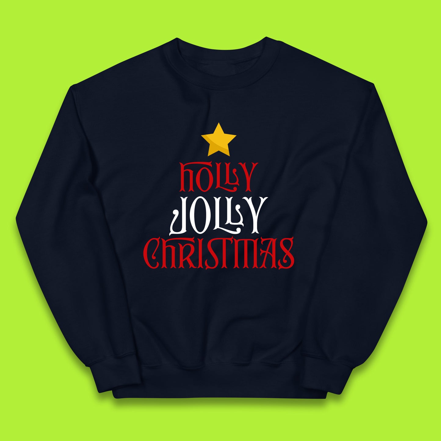 holly jolly christmas jumper