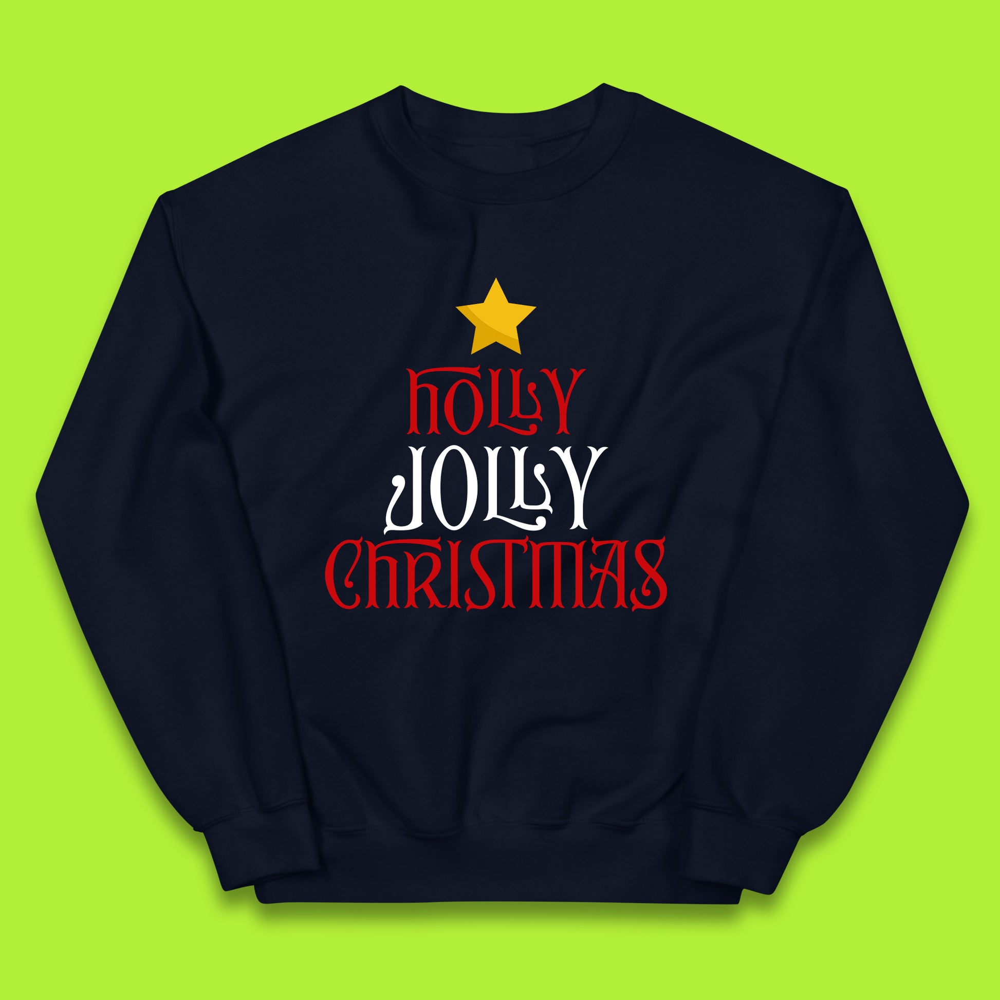 holly jolly christmas jumper