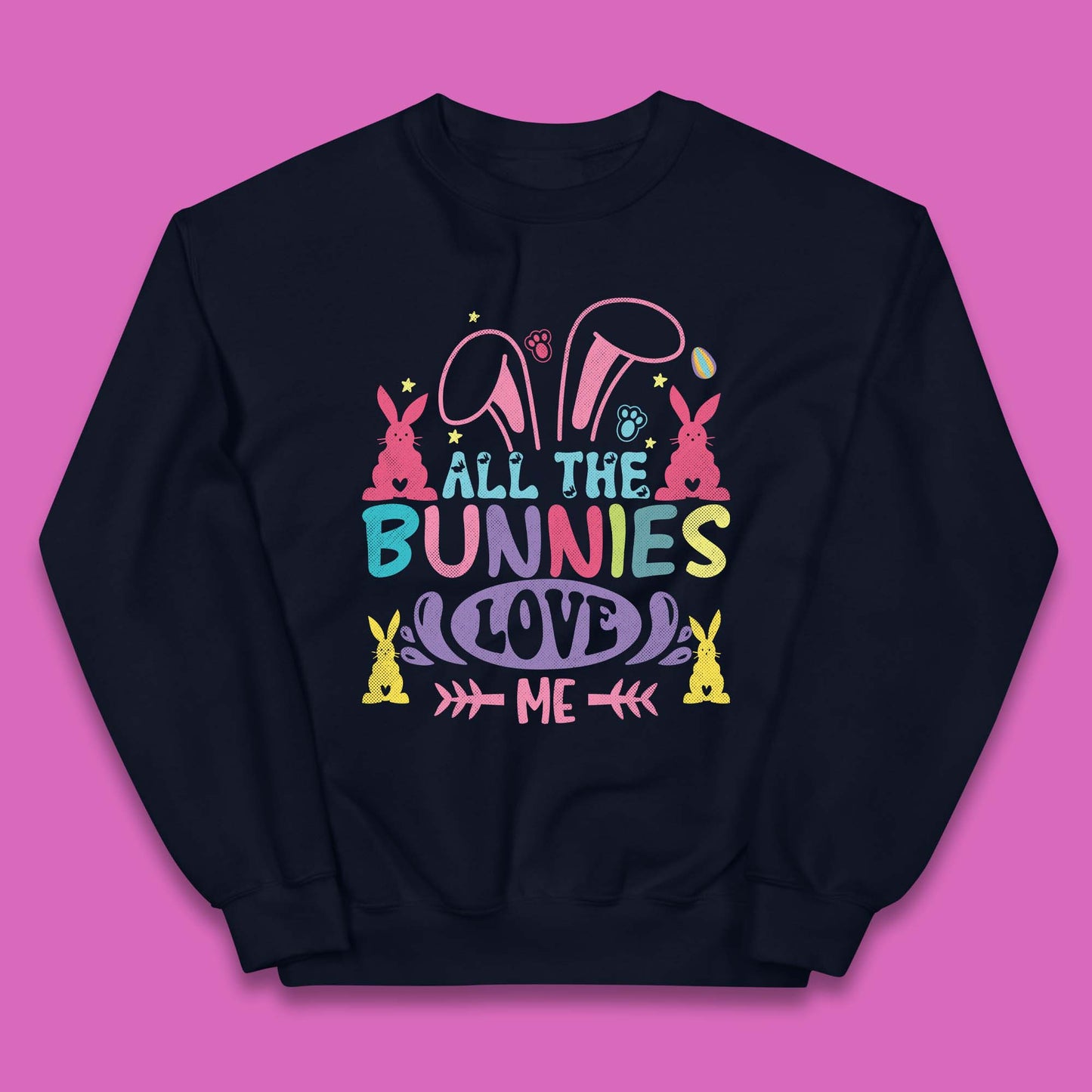 All The Bunnies Love Me Kids Jumper