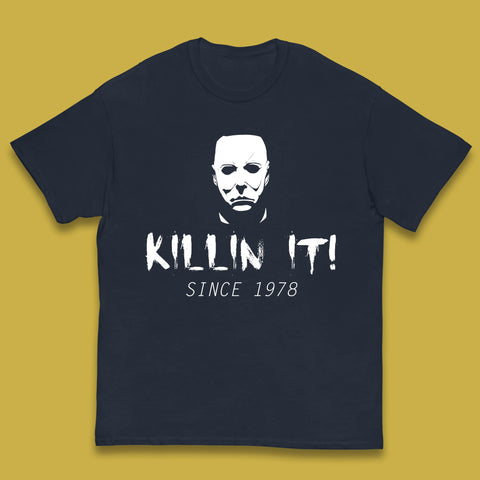 Killin It Since 1978 Halloween Michael Myers Horror Movie Kids T Shirt