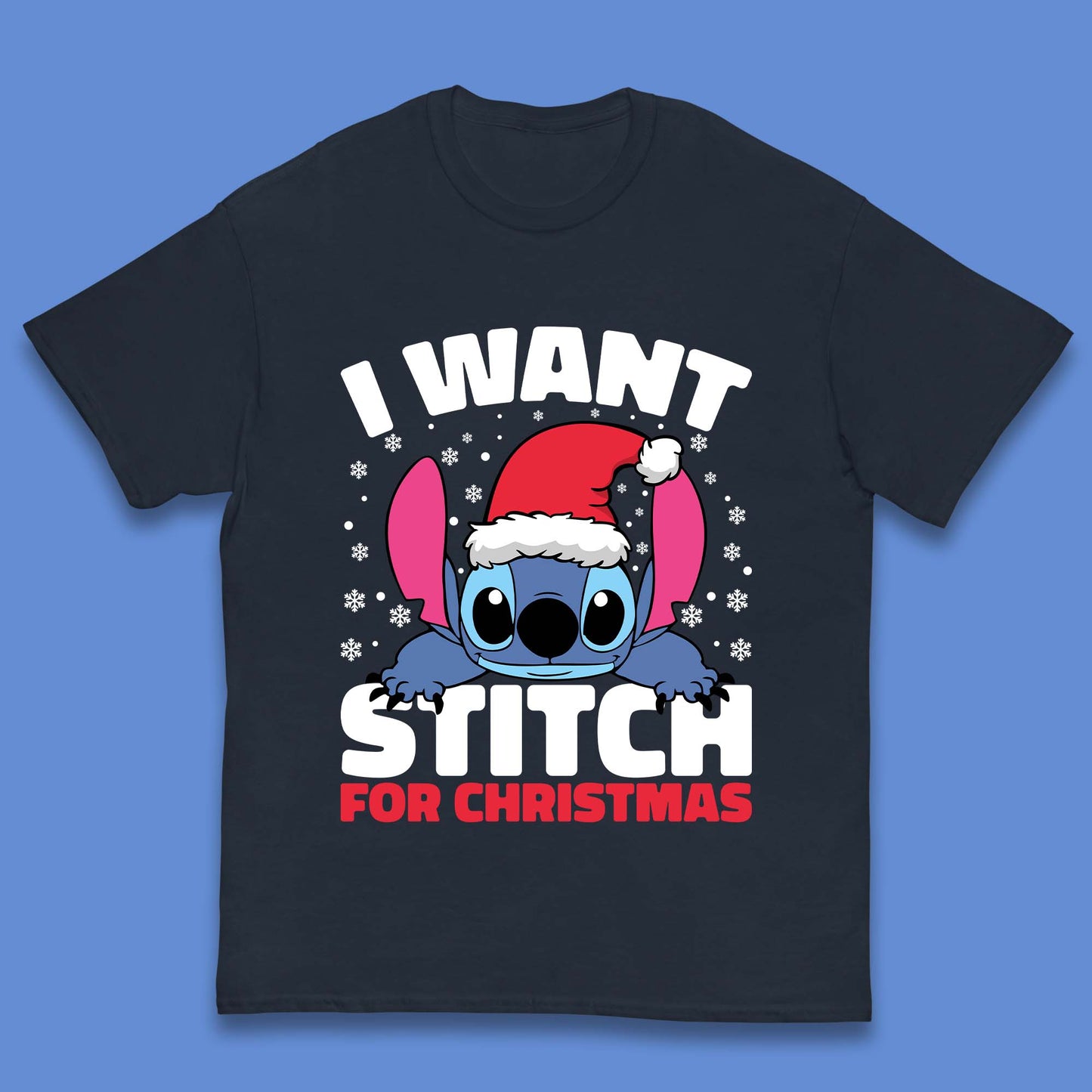 I Want Sticth For Christmas Kids T-Shirt