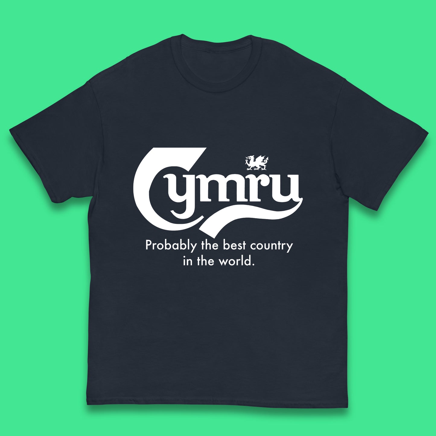 Cymru Probably The Best Country In The World Funny Carlsberg Wales Gift Kids T Shirt