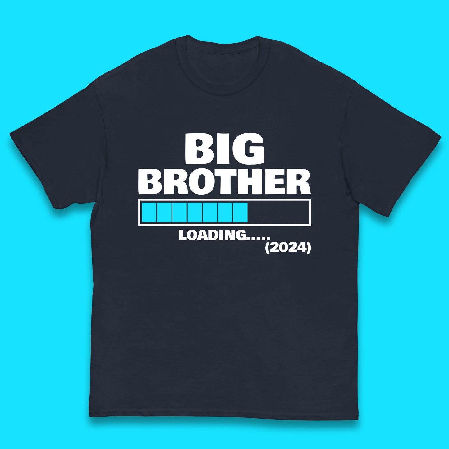 Big Brother Loading 2024 Promoted To Big Brother Sibling Reveal Kids T Shirt