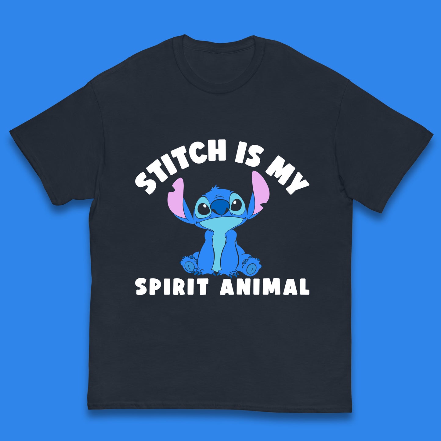 Stitch Is My Spirit Animal Disney Spirit Lilo & Stitch Cartoon Character Ohana Stitch Lover Kids T Shirt