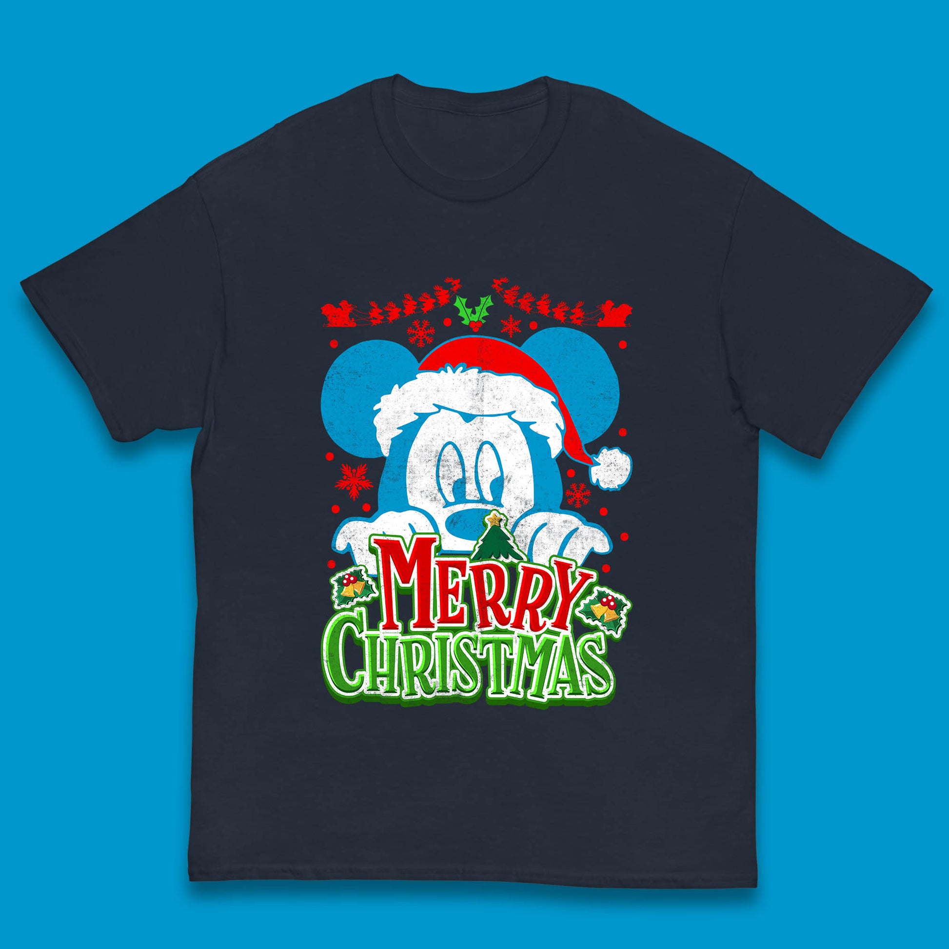 mickey mouse christmas t shirt